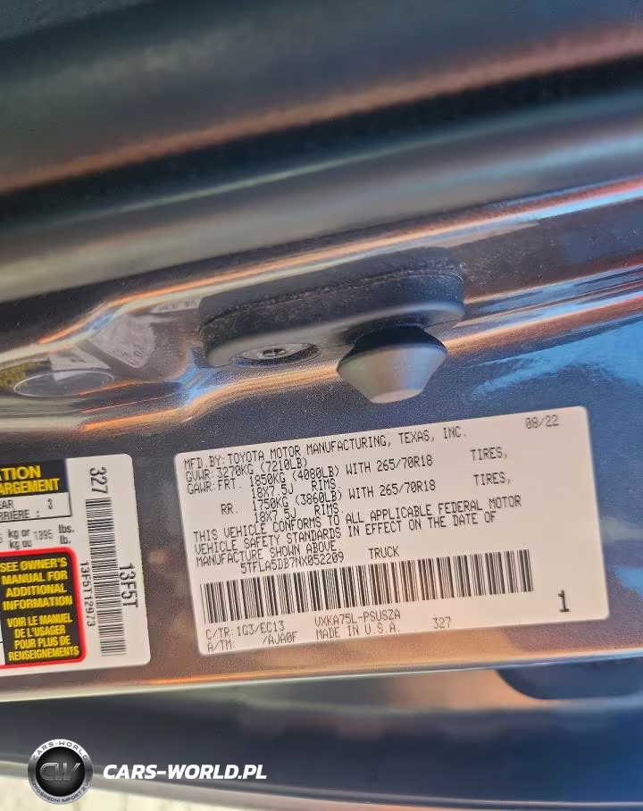 2022 Toyota Tundra Sr5 VIN:5TFLA5DB7NX052209 - 13