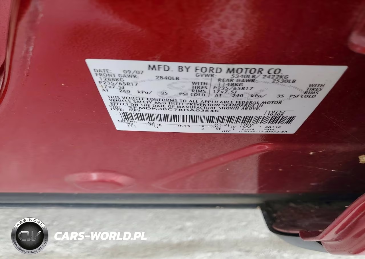 2008 Ford Edge Se VIN:2FMDK36C78BA03546 - 13