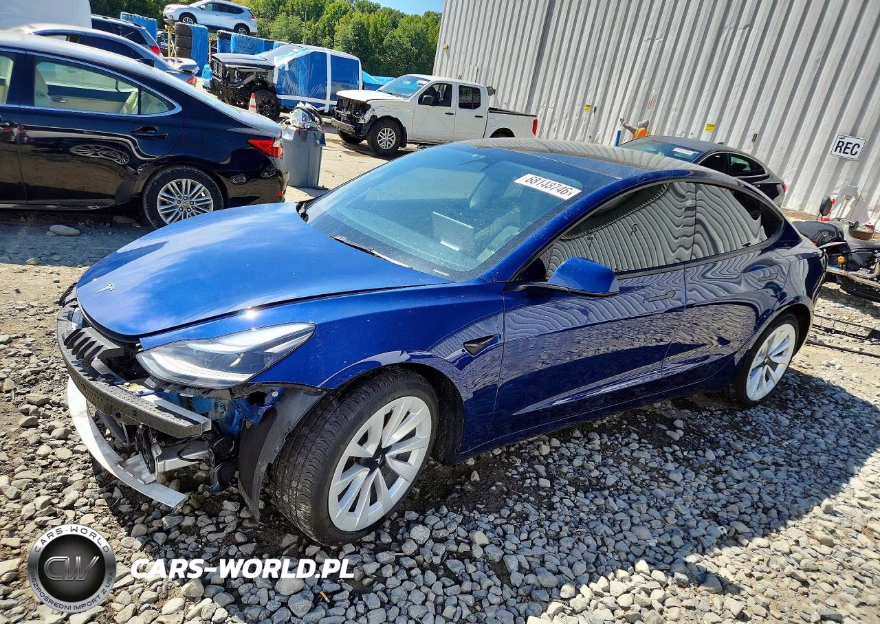 2022 Tesla Model 3 VIN:5YJ3E1EB9NF126364 - 1