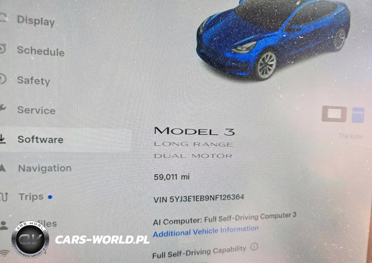 2022 Tesla Model 3 VIN:5YJ3E1EB9NF126364 - 9