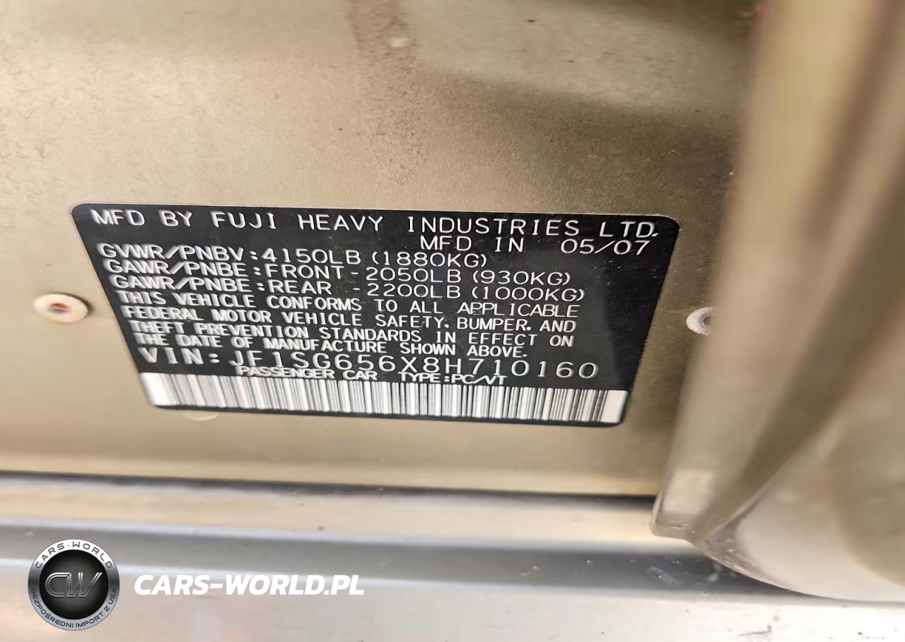 2008 Subaru Forester 2.5X Premium VIN:JF1SG656X8H710160 - 13