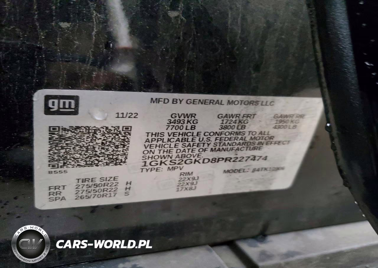 2023 GMC Yukon Xl K1500 Slt VIN:1GKS2GKD8PR227474 - 14