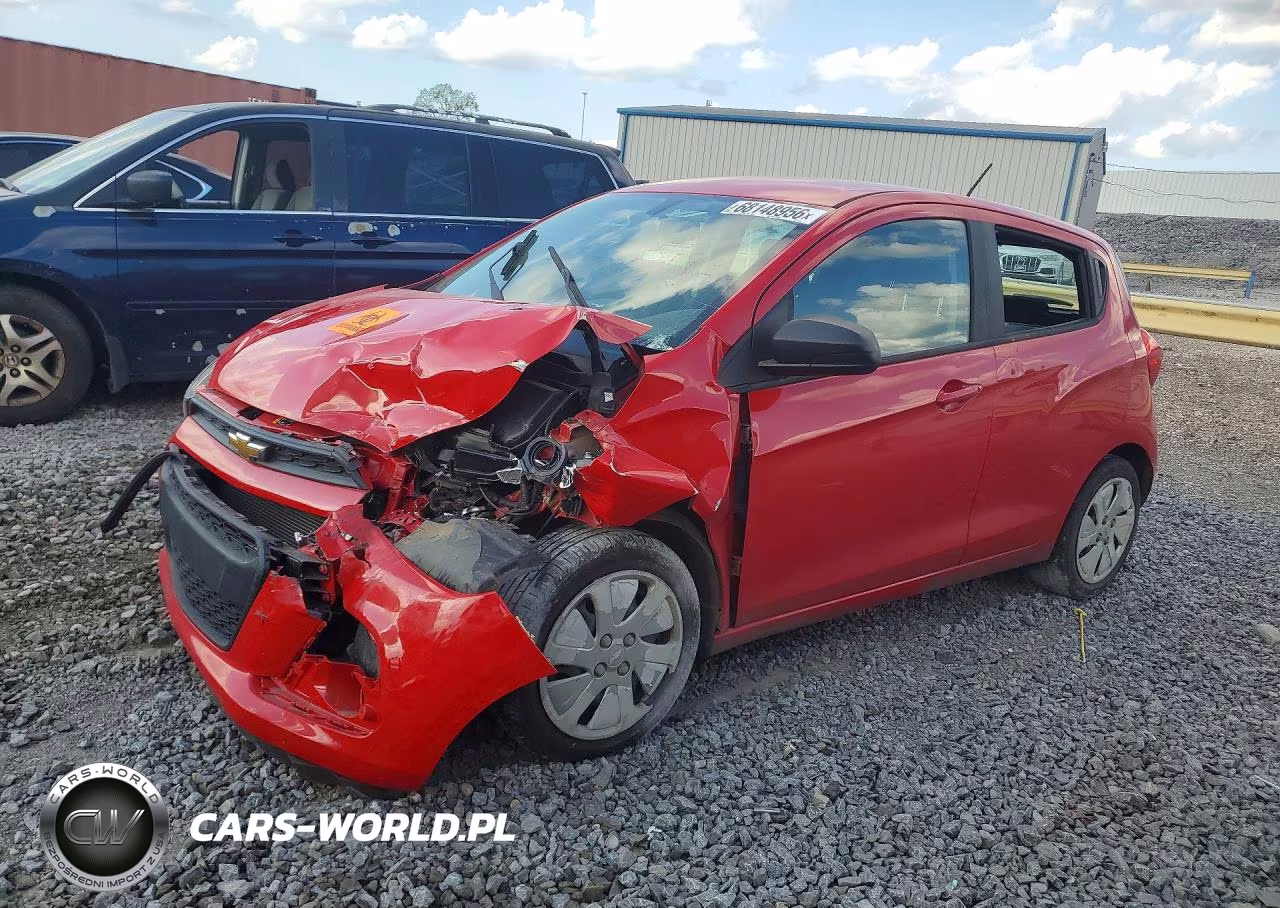 2018 Chevrolet Spark Ls VIN:KL8CB6SA8JC421005 - 1