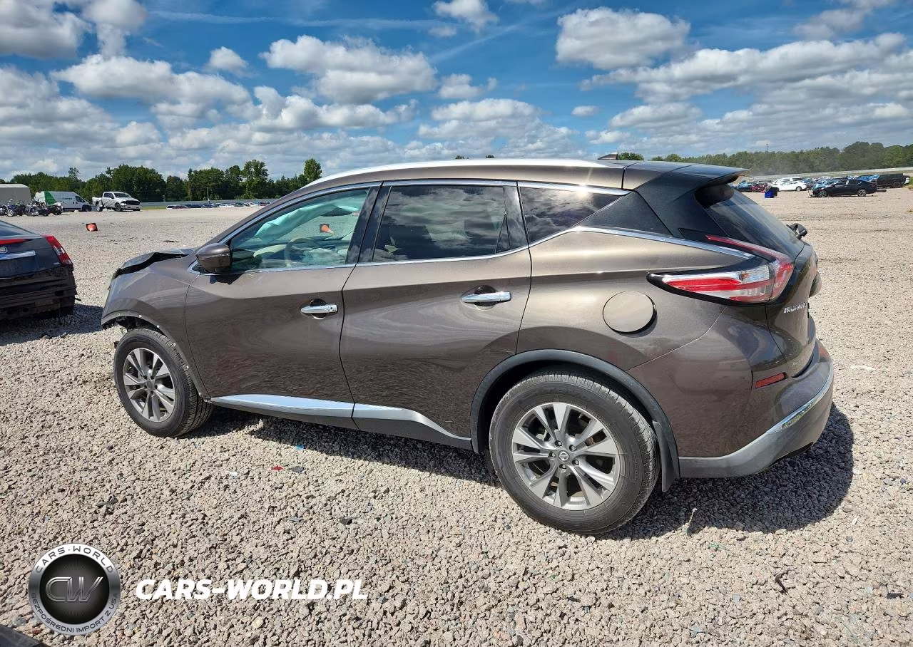 2016 Nissan Murano Sl VIN:5N1AZ2MG8GN123955 - 2
