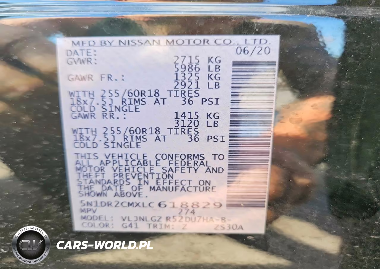 2020 Nissan Pathfinder Sl VIN:5N1DR2CMXLC618829 - 13