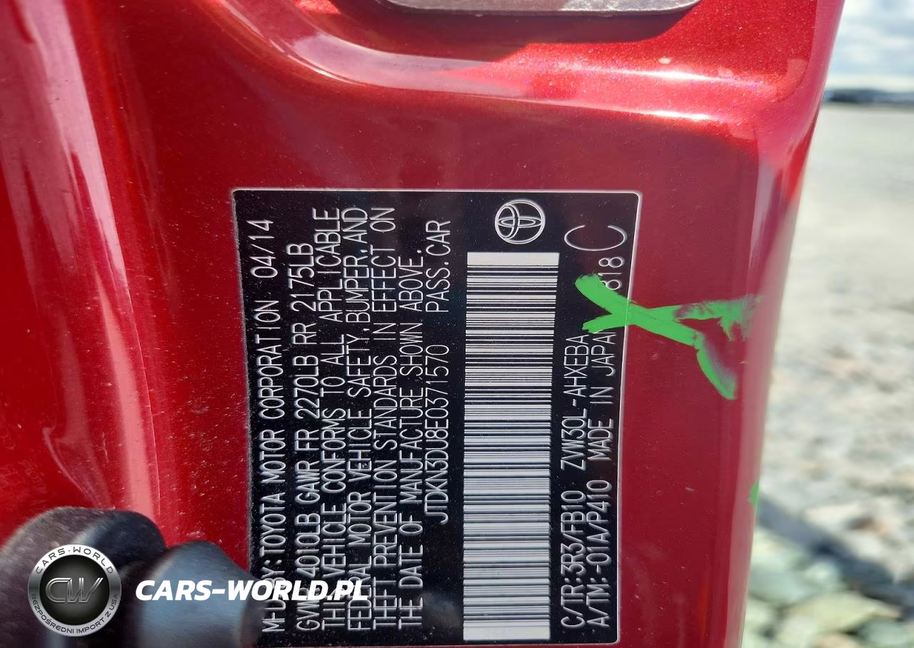 2014 Toyota Prius Three VIN:JTDKN3DU8E0371570 - 13