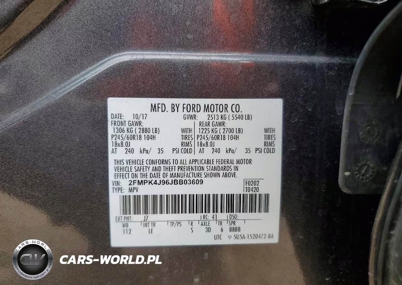 2018 Ford Edge Sel VIN:2FMPK4J96JBB03609 - 13