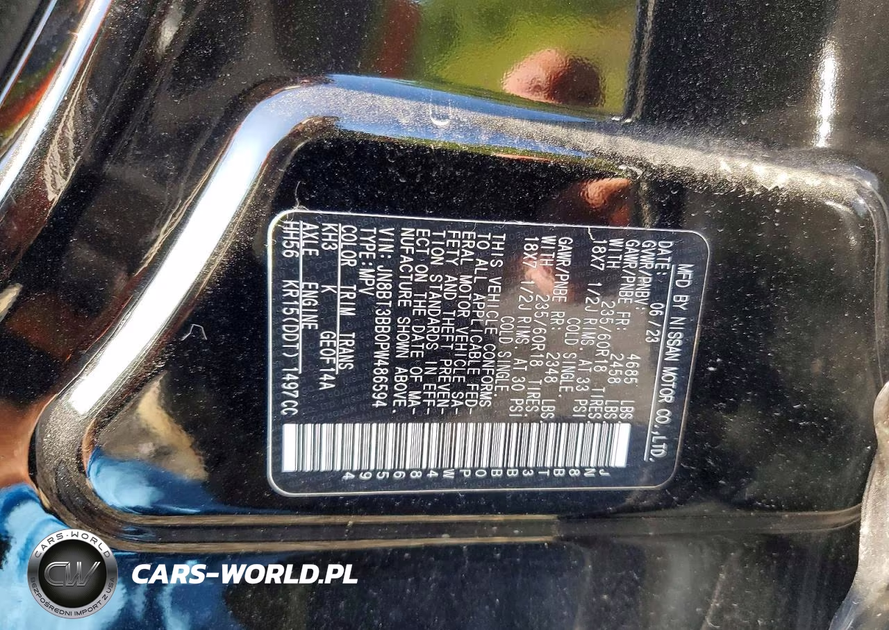 2023 Nissan Rogue Sv VIN:JN8BT3BB0PW486594 - 13