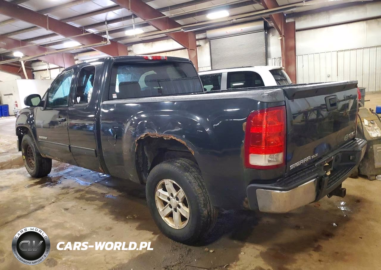 2010 GMC Sierra K1500 Sle VIN:1GTSKVE37AZ105117 - 2