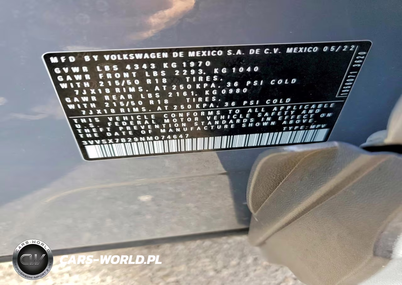 2022 Volkswagen Taos Se VIN:3VVSX7B29NM074647 - 13