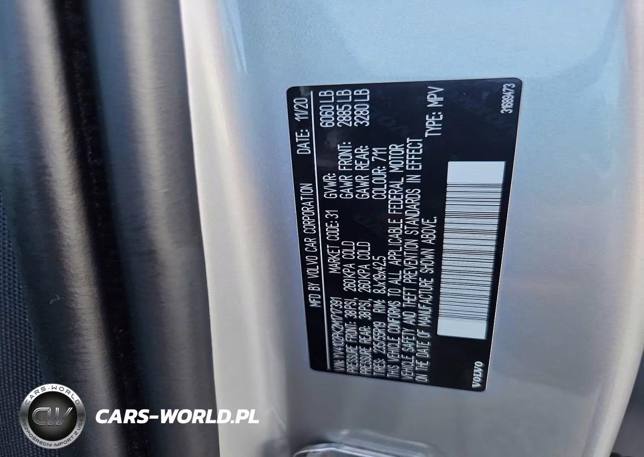 2021 Volvo Xc90 T5 Momentum VIN:YV4102PK2M1717391 - 12