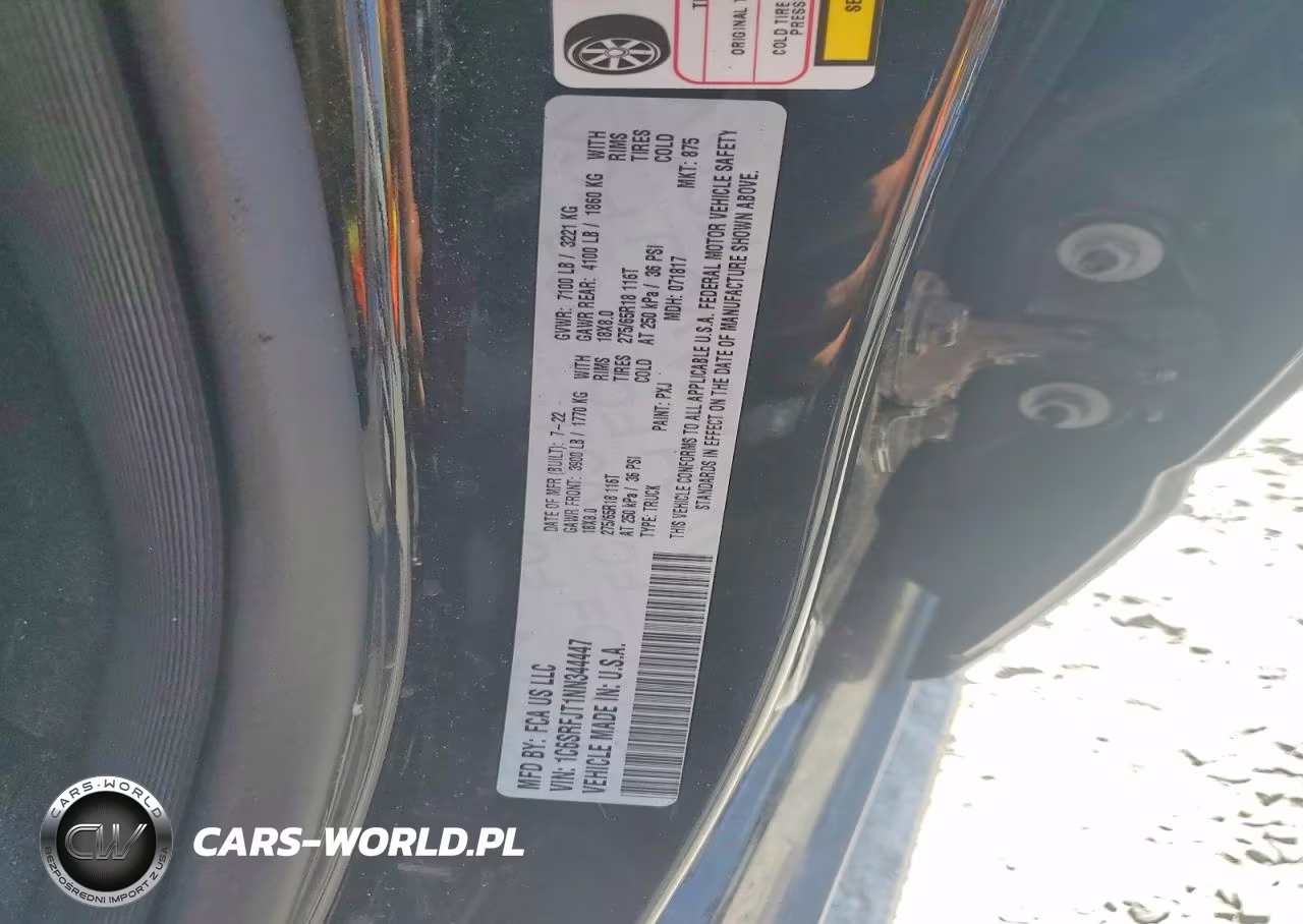 2022 Ram 1500 Laramie VIN:1C6SRFJT1NN344447 - 12