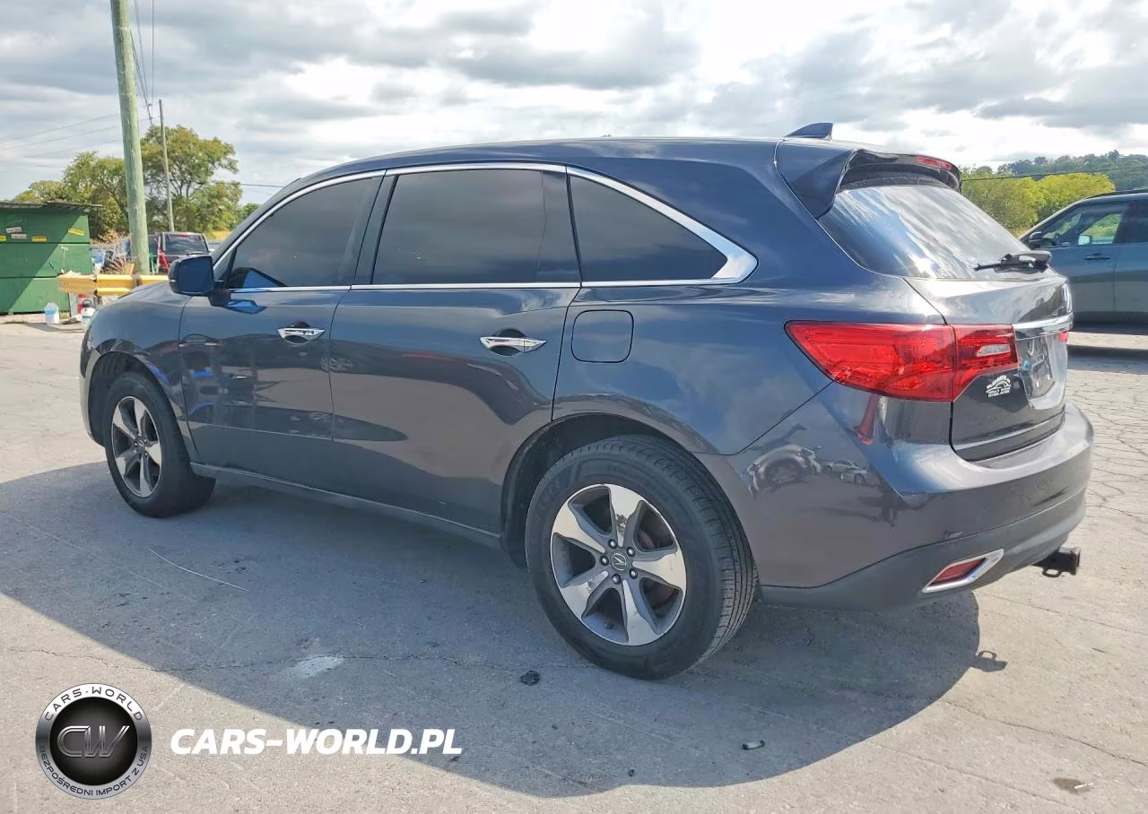 2014 Acura Mdx VIN:5FRYD4H22EB042634 - 2