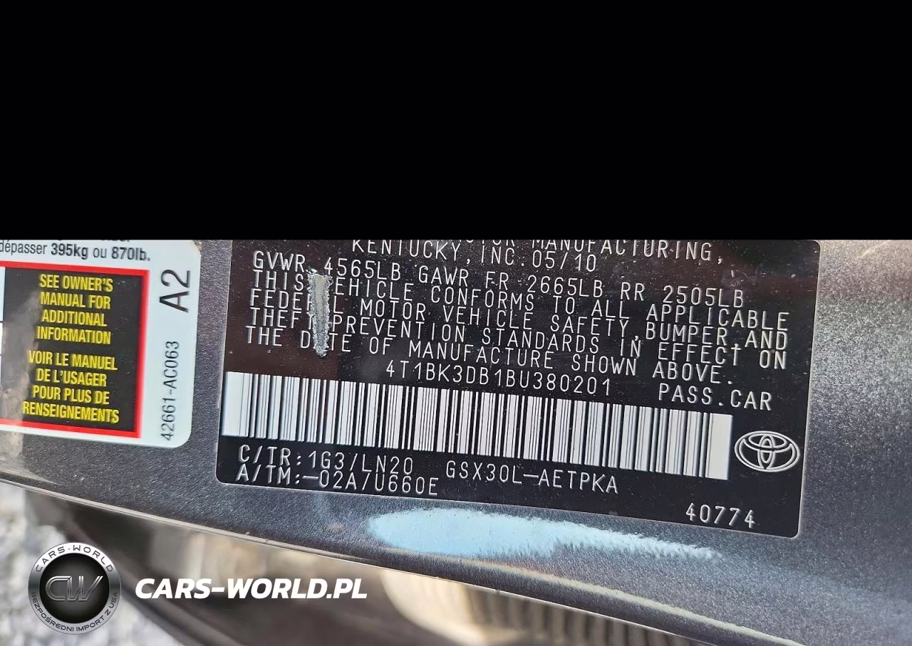 2011 Toyota Avalon Limited VIN:4T1BK3DB1BU380201 - 12