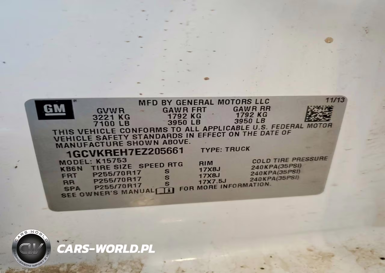 2014 Chevrolet Silverado K1500 Lt VIN:1GCVKREH7EZ205661 - 12