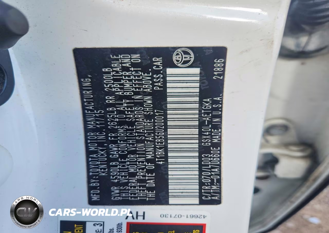 2016 Toyota Avalon Xle VIN:4T1BK1EB5GU200017 - 12