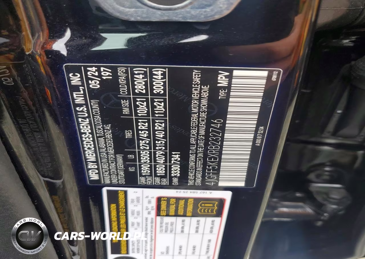 2024 Mercedes-Benz Gls 450 4Matic VIN:4JGFF5KEXRB232746 - 13
