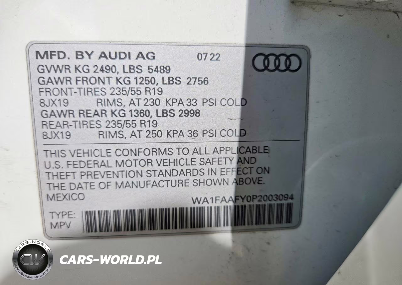 2023 Audi Q5 Prestige 45 VIN:WA1FAAFY0P2003094 - 14