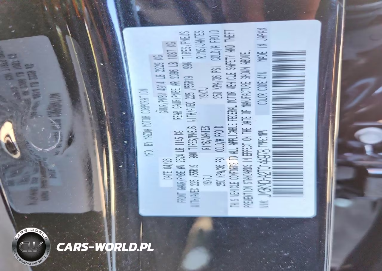 2026 Mazda Cx-5 Preferred VIN:JM3KMCHA2T0144978 - 12