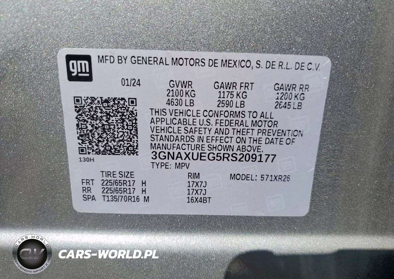 2024 Chevrolet Equinox Lt VIN:3GNAXUEG5RS209177 - 13