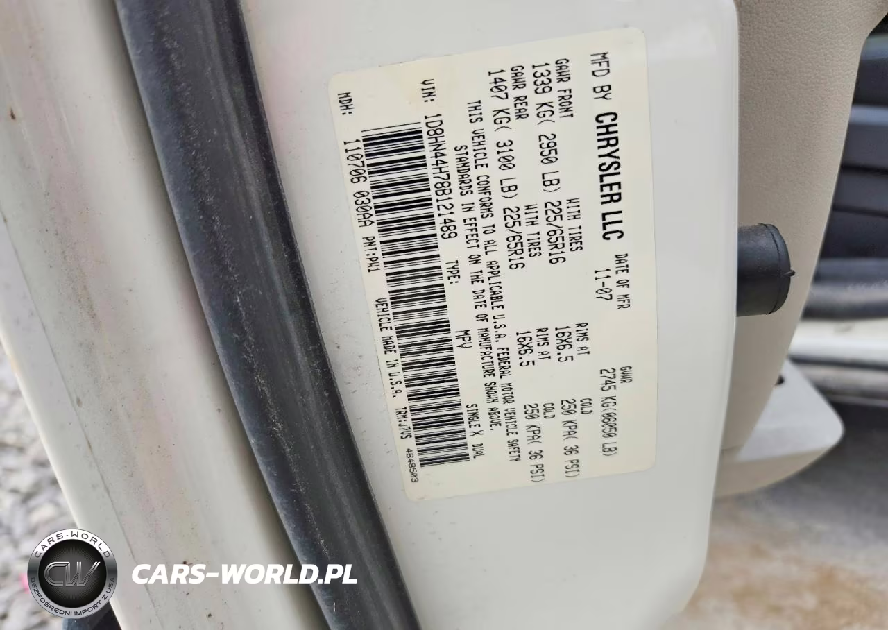 2008 Dodge Caravan-Grand Caravan Se VIN:1D8HN44H78B121489 - 13
