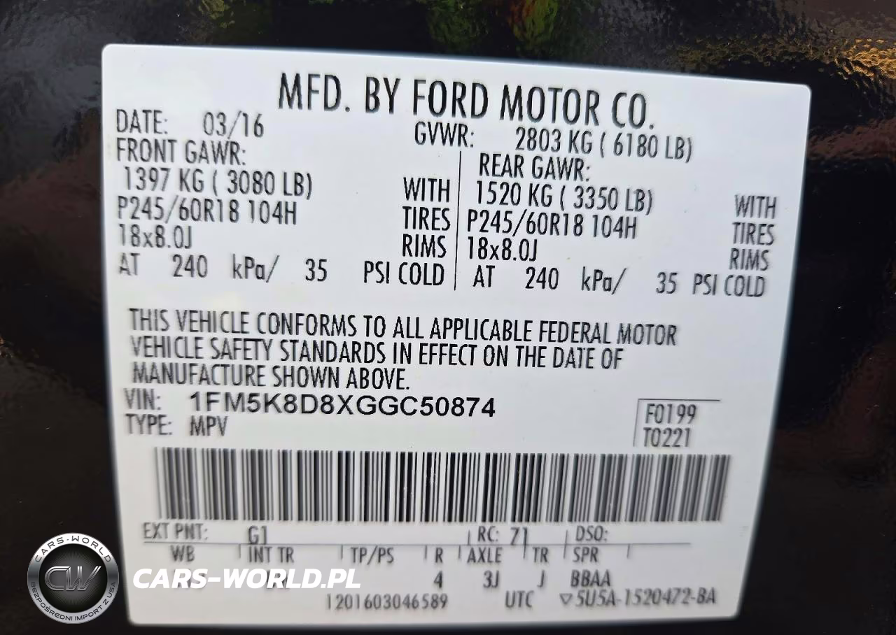 2016 Ford Explorer Xlt VIN:1FM5K8D8XGGC50874 - 13