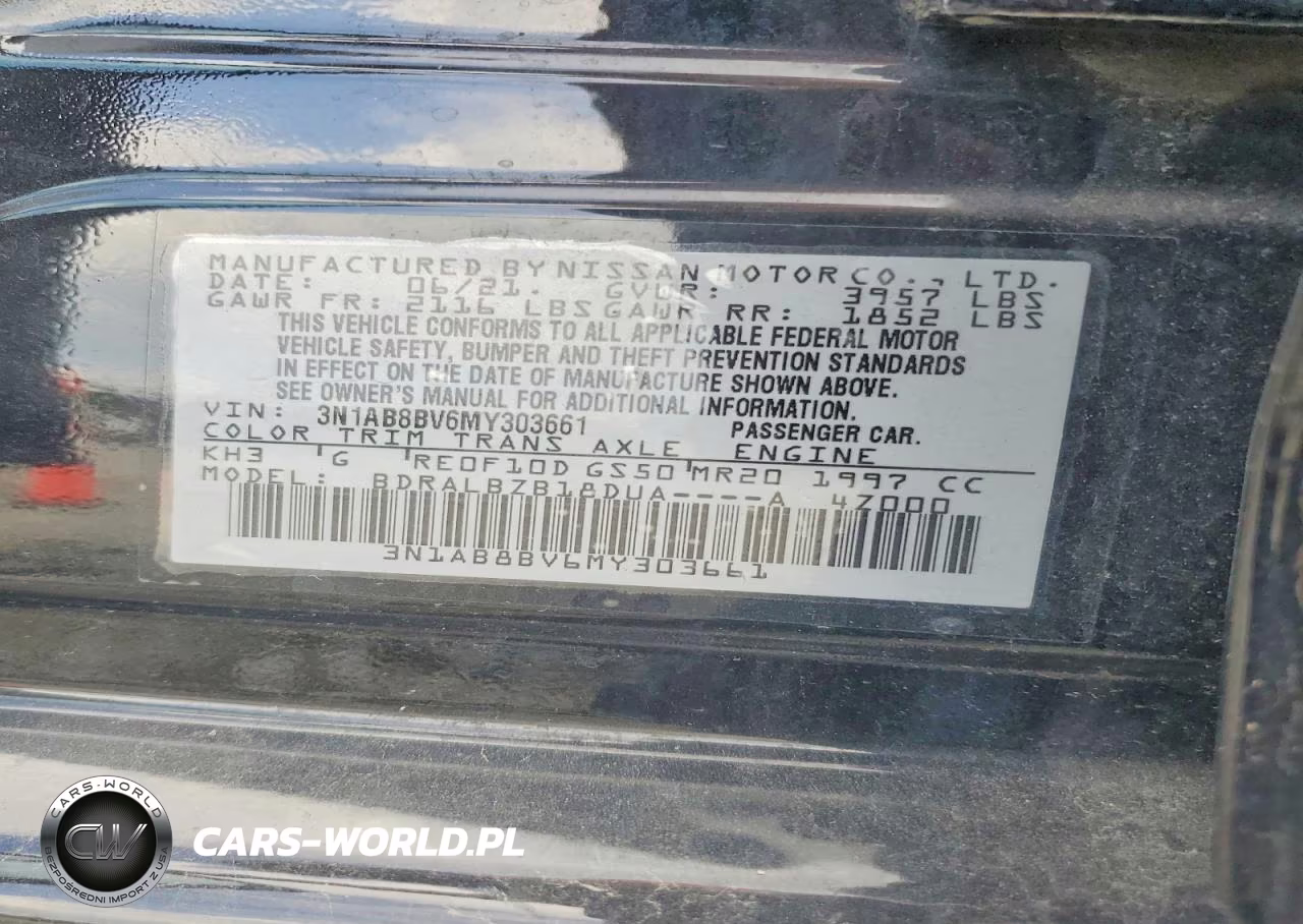 2021 Nissan Sentra S VIN:3N1AB8BV6MY303661 - 13