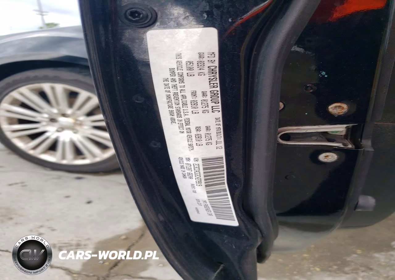 2012 Chrysler 300 Limited VIN:2C3CCACG3CH279919 - 12