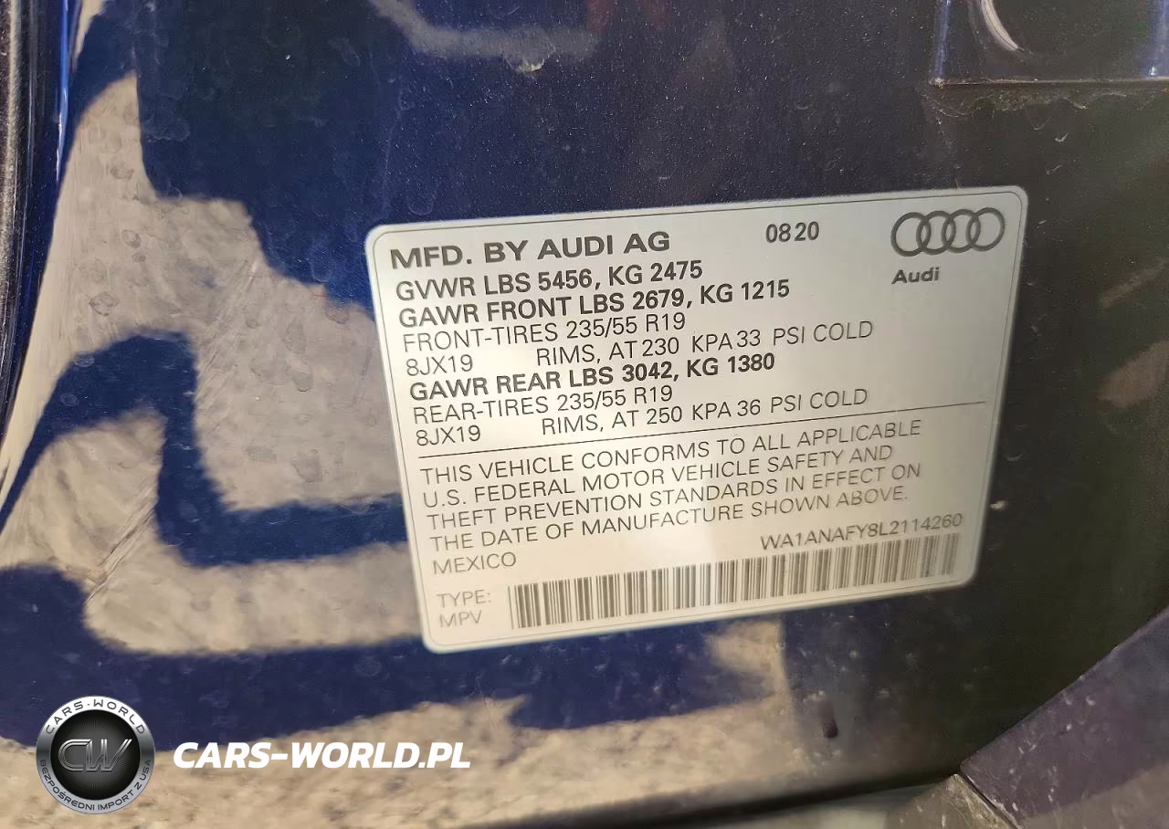 2020 Audi Q5 Premium VIN:WA1ANAFY8L2114260 - 13