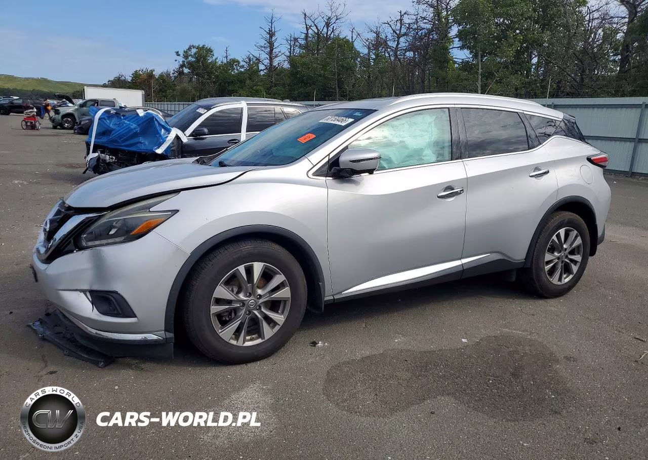 2018 Nissan Murano Sl VIN:5N1AZ2MH9JN159993 - 1