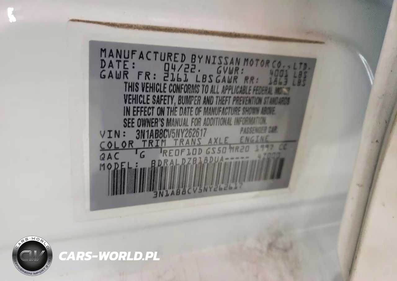 2022 Nissan Sentra Sv VIN:3N1AB8CV5NY262617 - 13