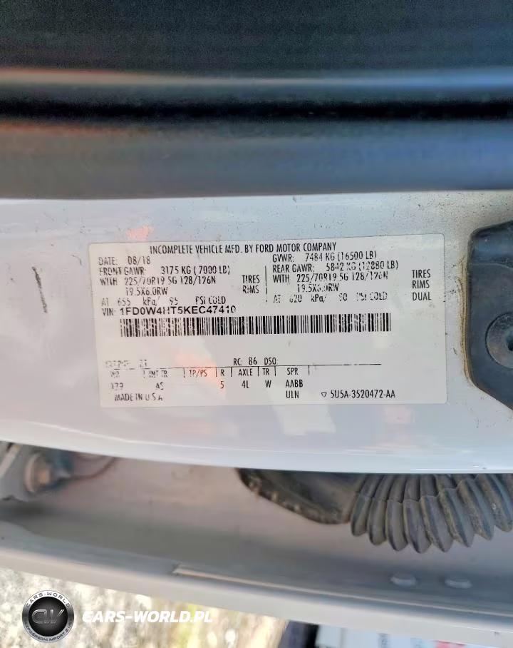 2019 Ford F450 Super Duty VIN:1FD0W4HT5KEC47410 - 13