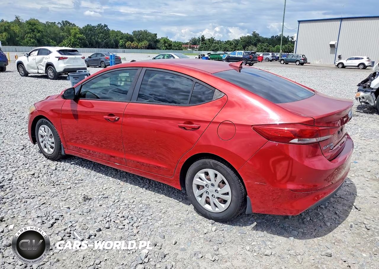 2017 Hyundai Elantra Se VIN:KMHD74LF0HU407997 - 2