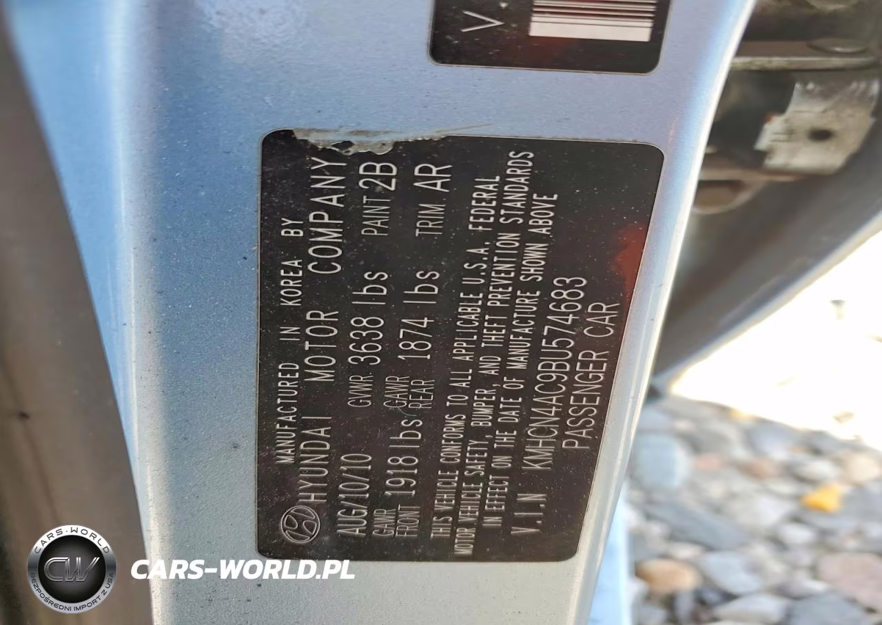 2011 Hyundai Accent Gls VIN:KMHCN4AC9BU574683 - 12