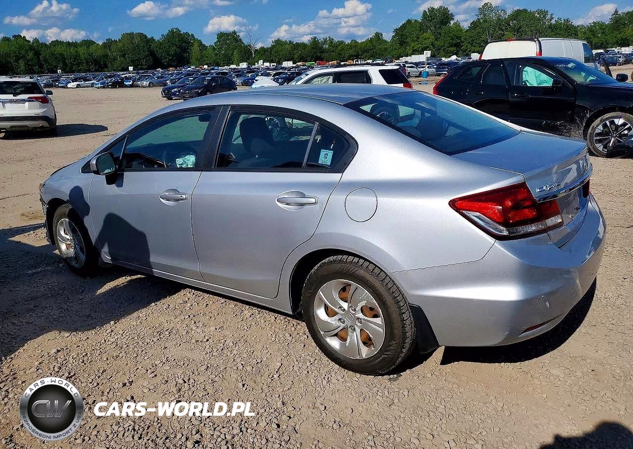 2014 Honda Civic Lx VIN:2HGFB2F52EH542756 - 2
