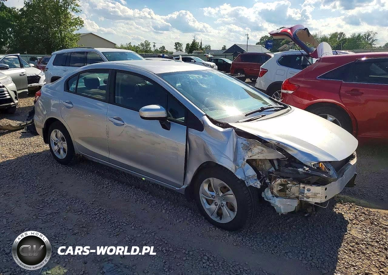 2014 Honda Civic Lx VIN:2HGFB2F52EH542756 - 4