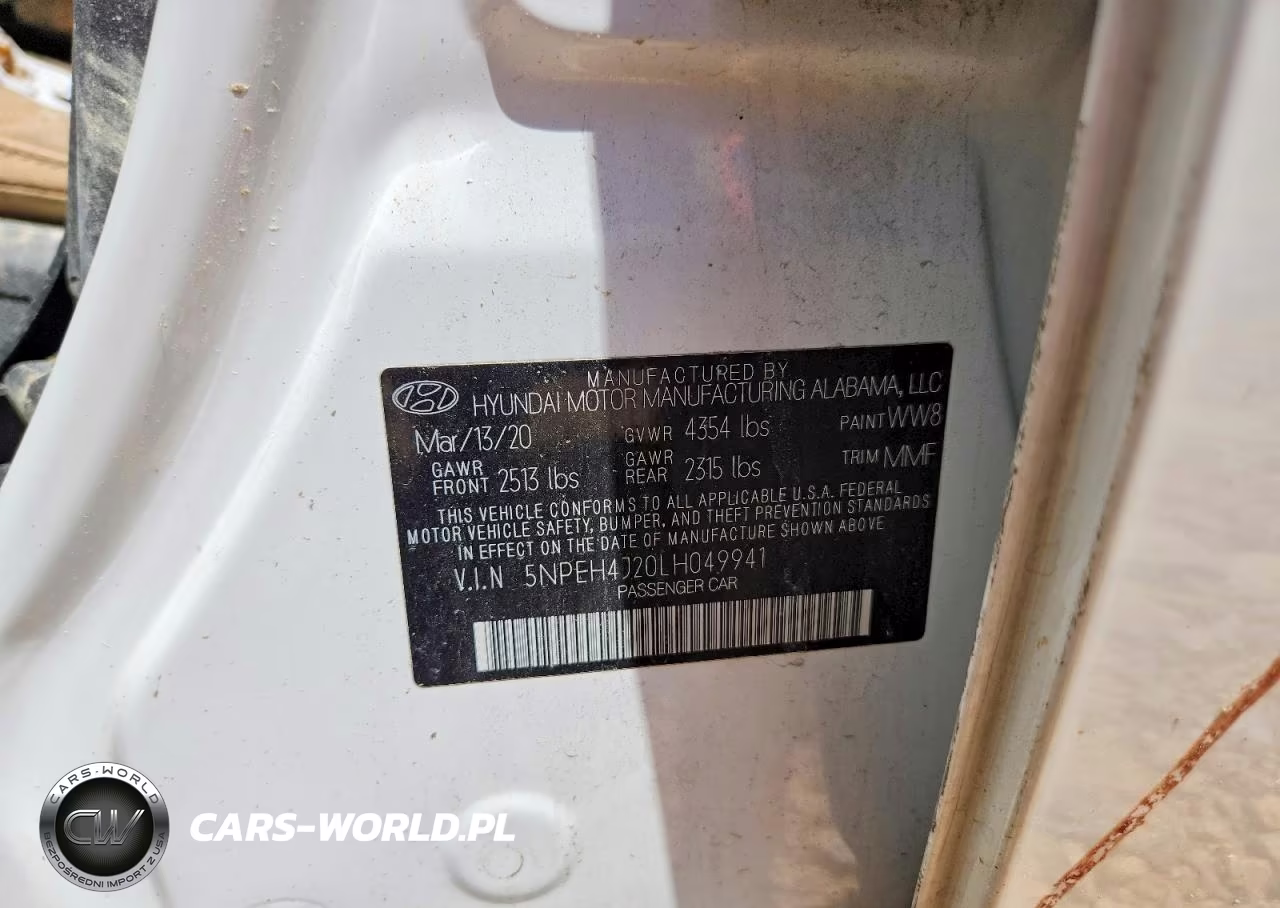2020 Hyundai Sonata Limited VIN:5NPEH4J20LH049941 - 12