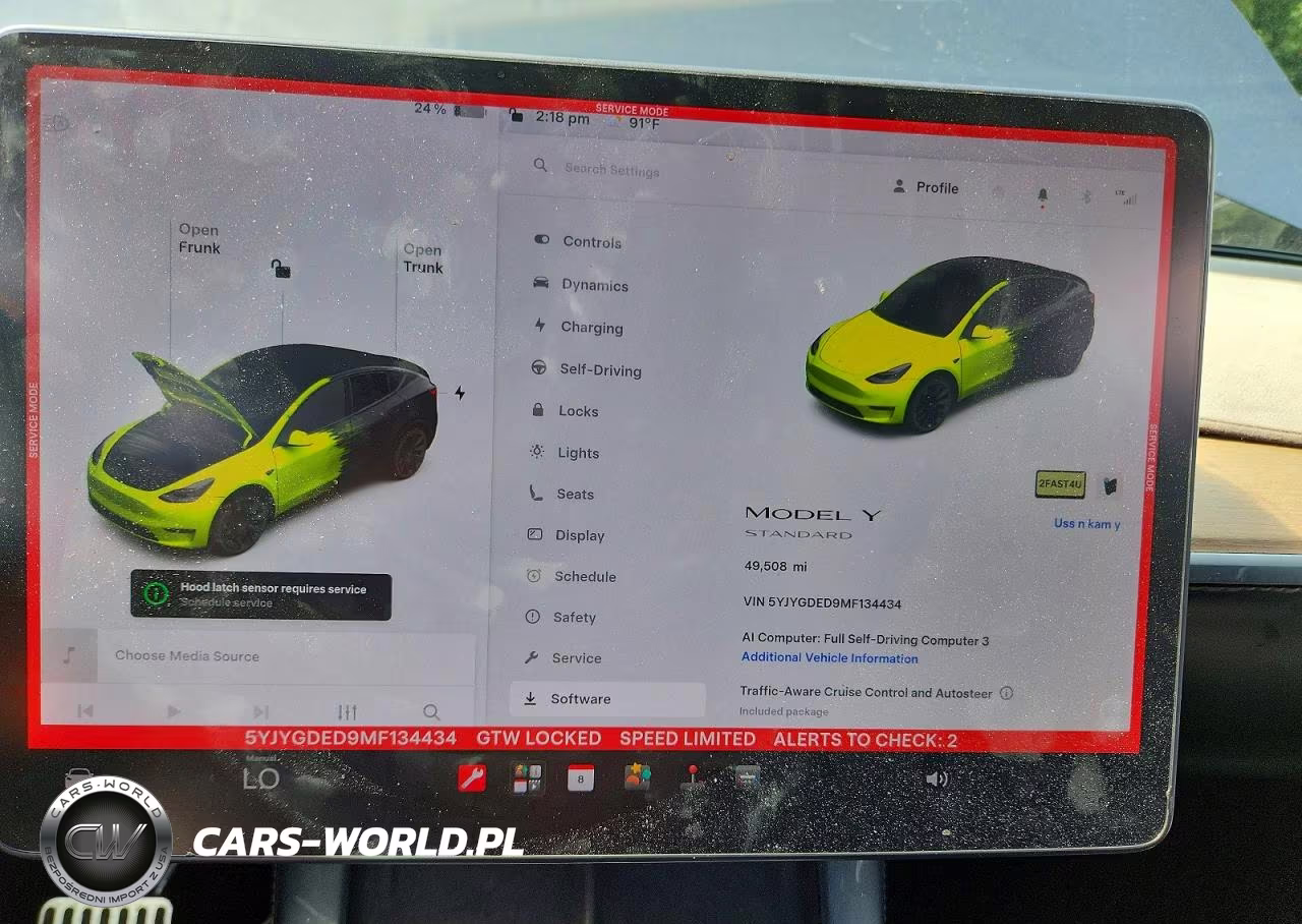 2021 Tesla Model Y VIN:5YJYGDED9MF134434 - 9