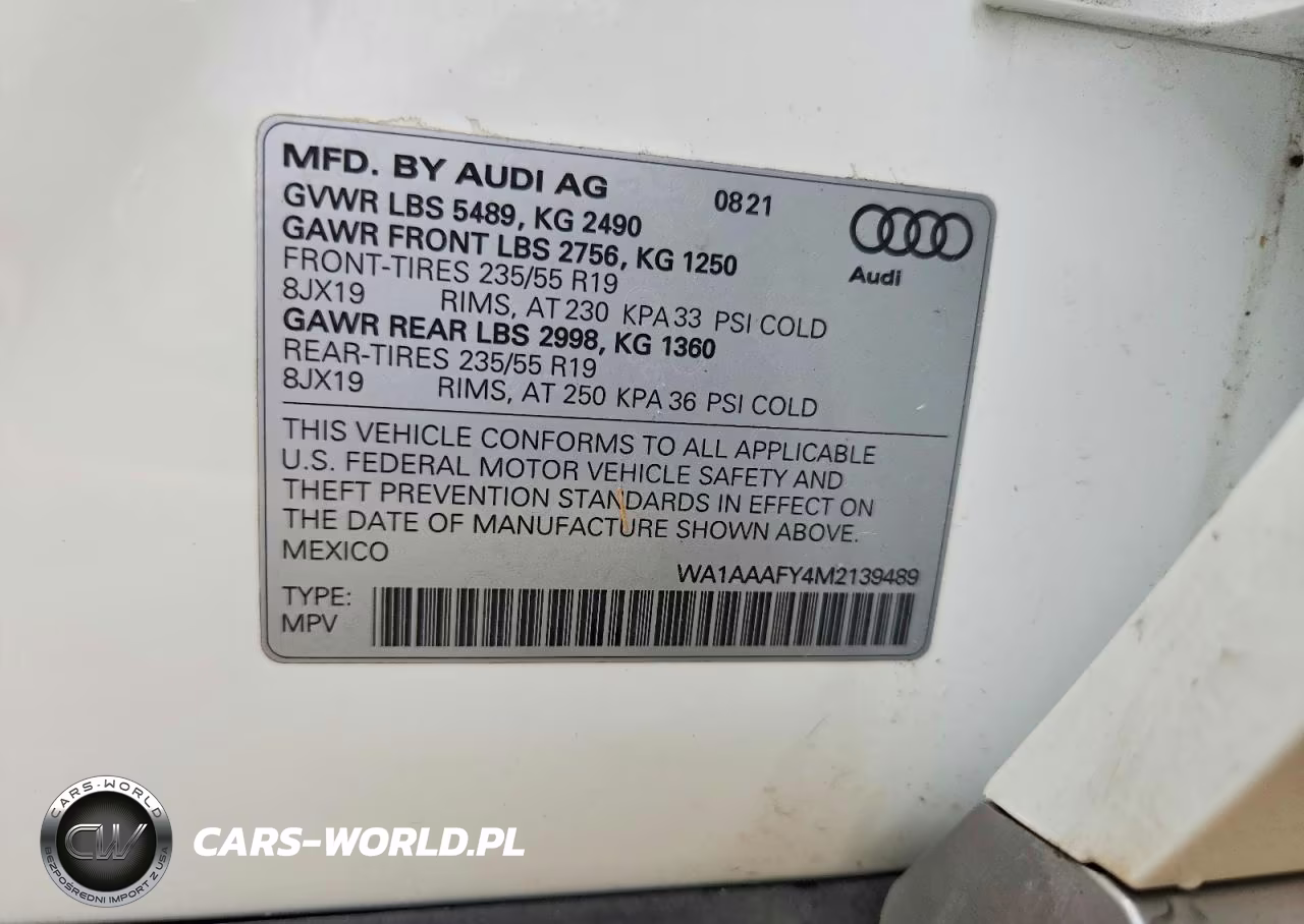2021 Audi Q5 Premium VIN:WA1AAAFY4M2139489 - 14