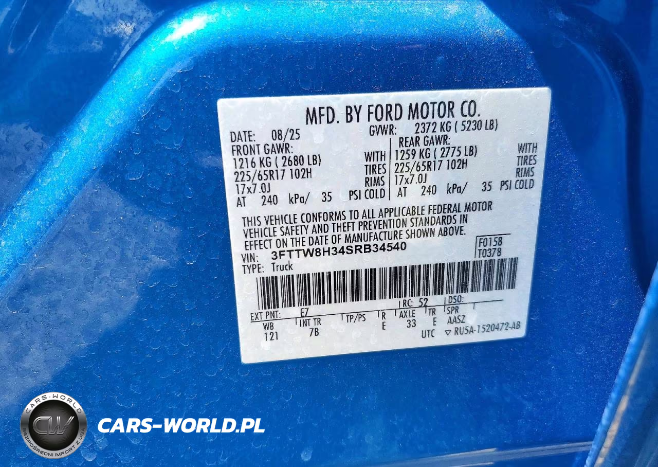 2025 Ford Maverick Xlt VIN:3FTTW8H34SRB34540 - 12