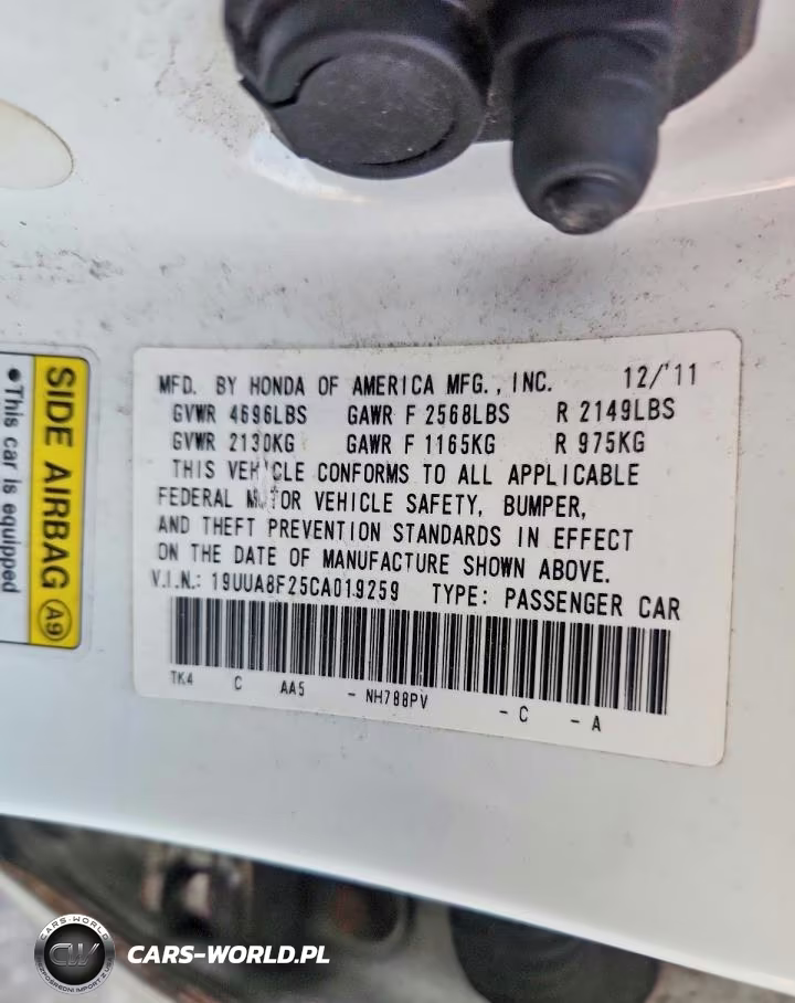 2012 Acura Tl VIN:19UUA8F25CA019259 - 12