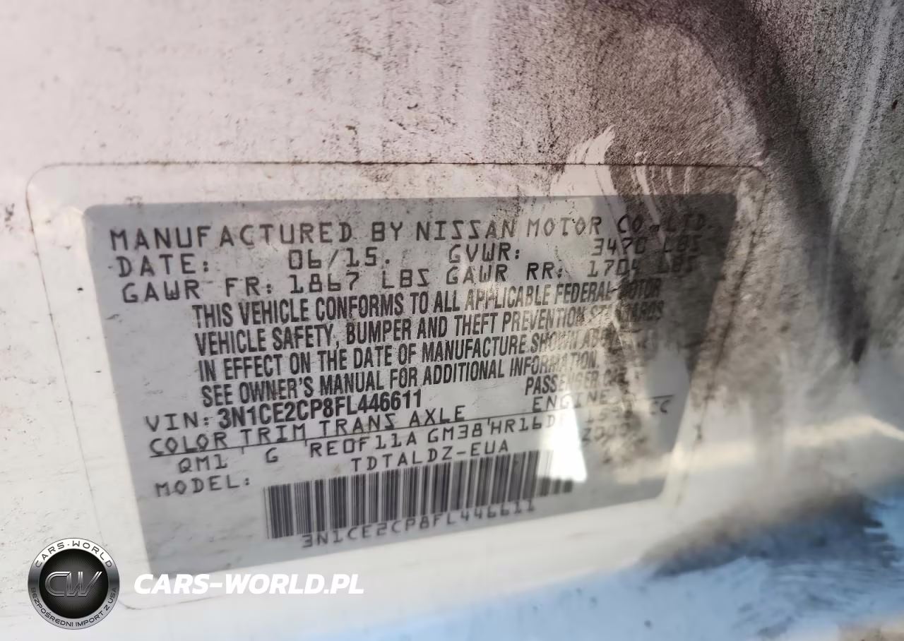 2015 Nissan Versa Note Sv VIN:3N1CE2CP8FL446611 - 12