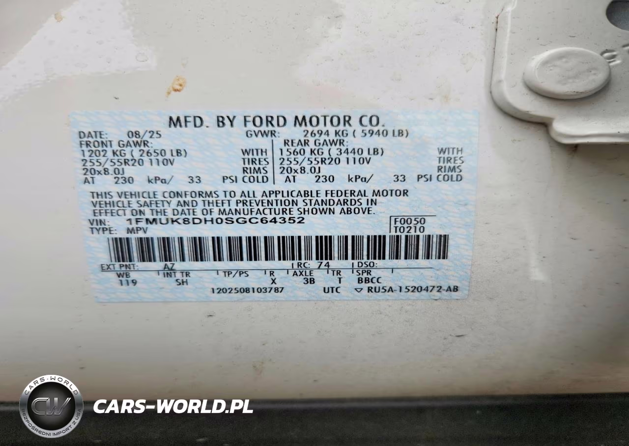 2025 Ford Explorer Active VIN:1FMUK8DH0SGC64352 - 14