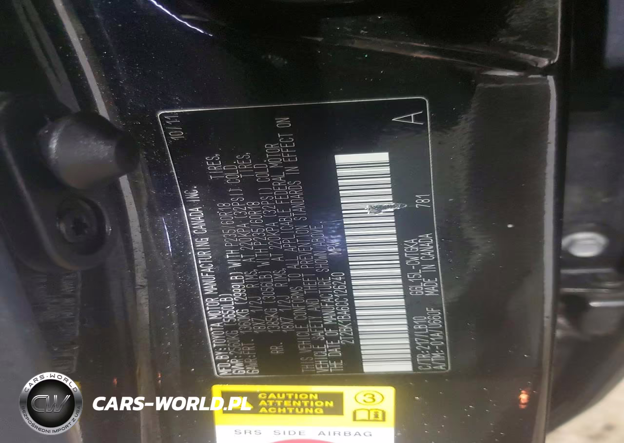 2012 Lexus Rx 350 VIN:2T2BK1BA6CC126240 - 13