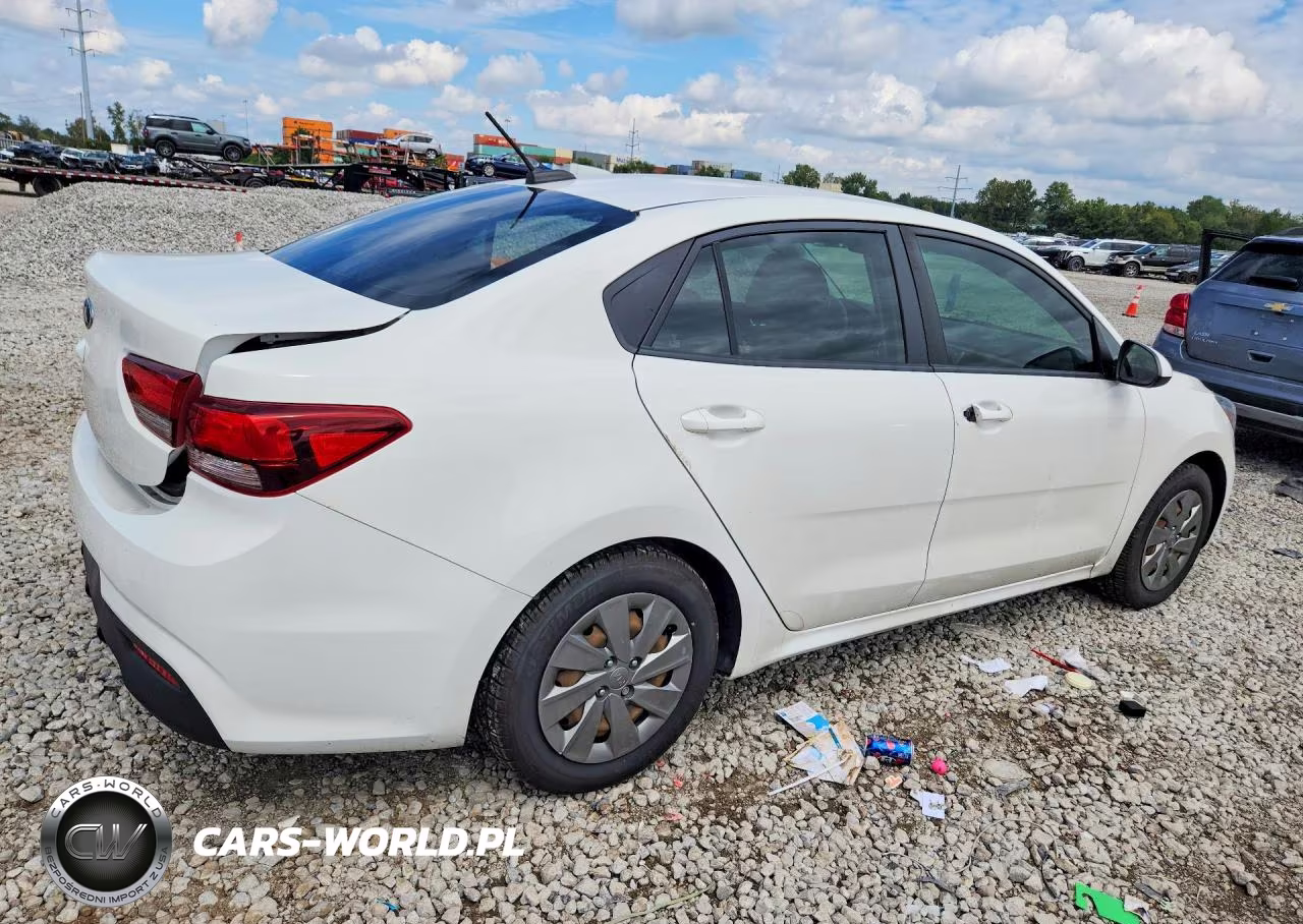 2020 Kia Rio Lx VIN:3KPA24ADXLE329839 - 3