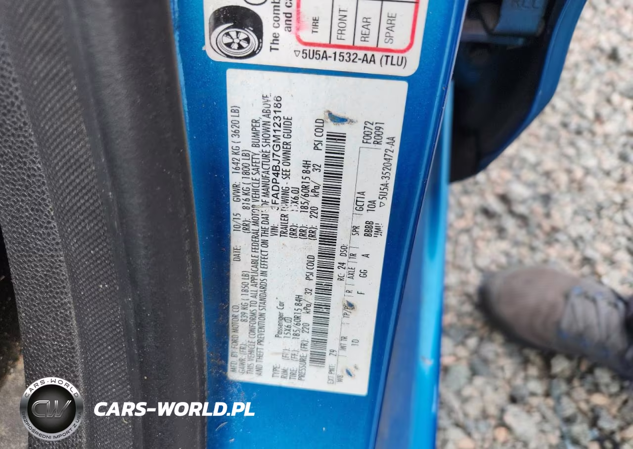 2016 Ford Fiesta Se VIN:3FADP4BJ7GM123186 - 12