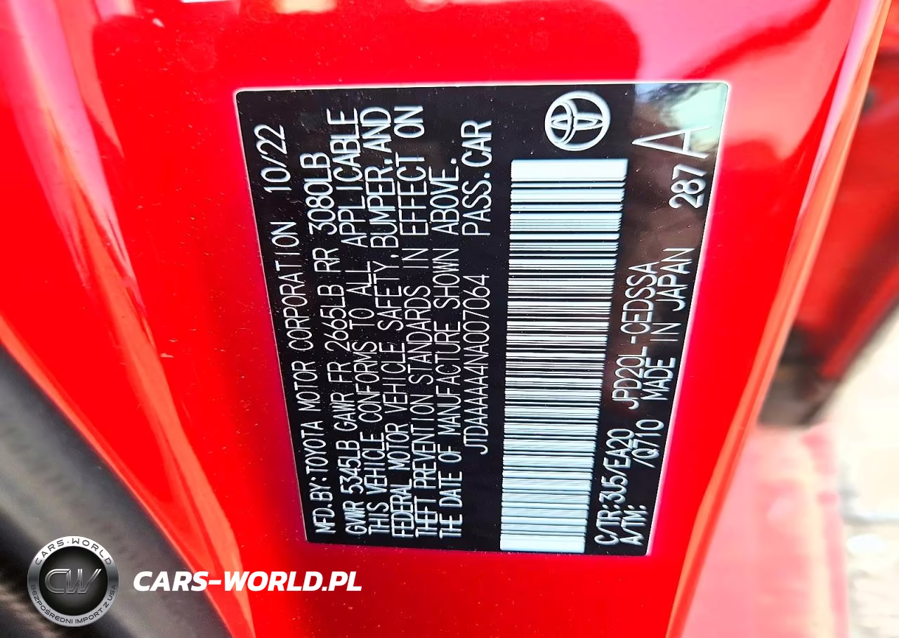 2022 Toyota Mirai Xle VIN:JTDAAAAA4NA007064 - 12