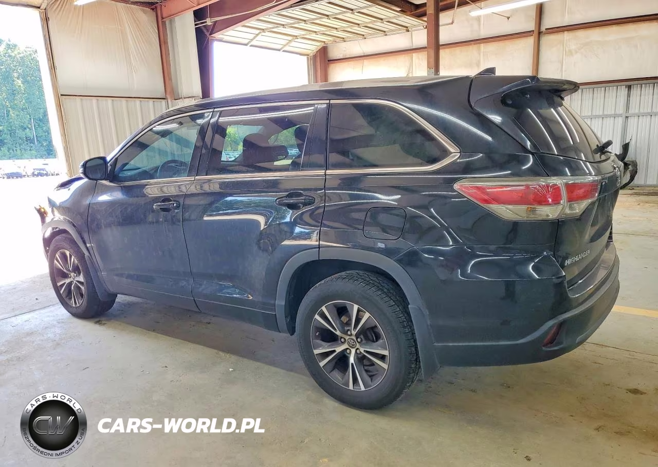 2016 Toyota Highlander Xle VIN:5TDKKRFH5GS502756 - 2