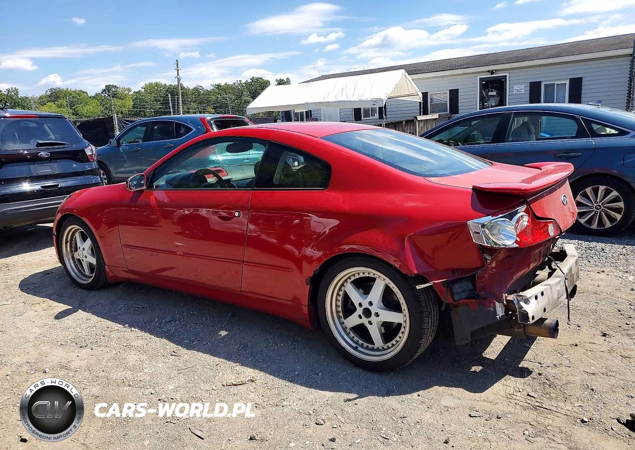 2004 Infiniti G35 Base VIN:JNKCV54E34M806364 - 2