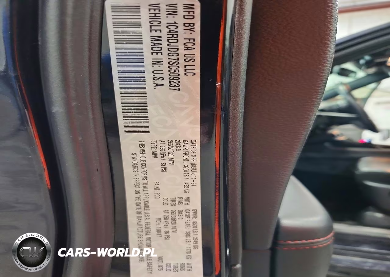 2025 Dodge Durango Gt VIN:1C4RDJDG7SC509237 - 13